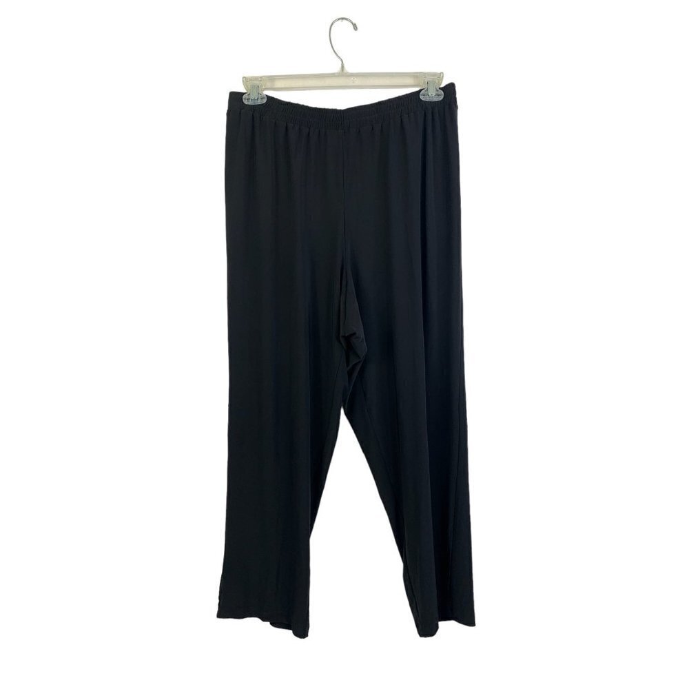 Alfred Dunner Women's Saratoga Springs Black Pants